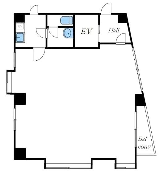 中村ビル6F 間取り図