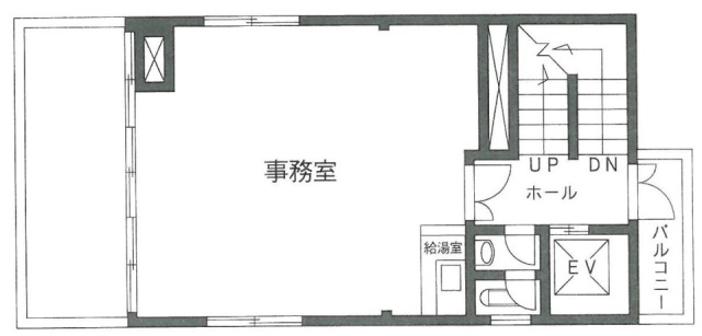 DK室町ビル8F 間取り図