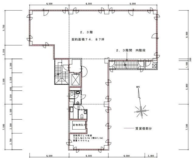 浅草橋1stビル2F 間取り図