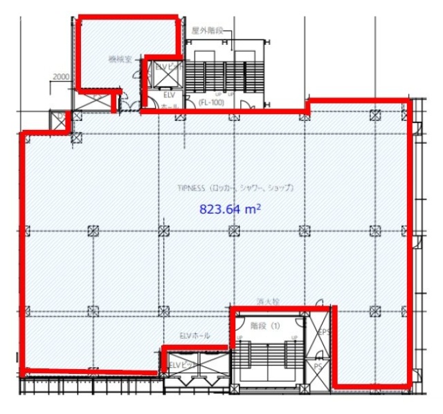 Tip´s町田ビル6F 間取り図