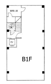 内田ビルB1F 間取り図
