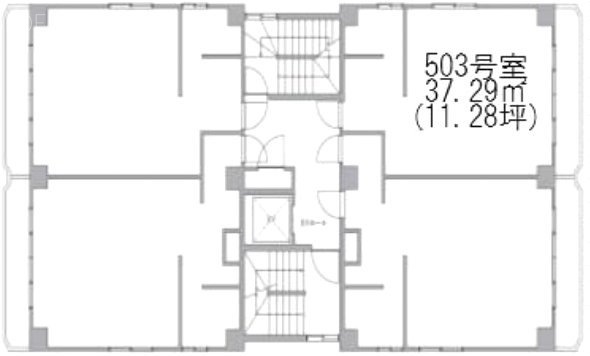 THE HARBOUR SHIBAURA503 間取り図