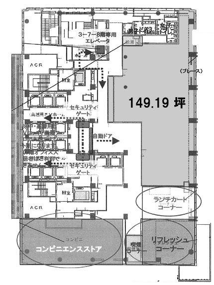 横浜ダイヤビルディング7F 間取り図