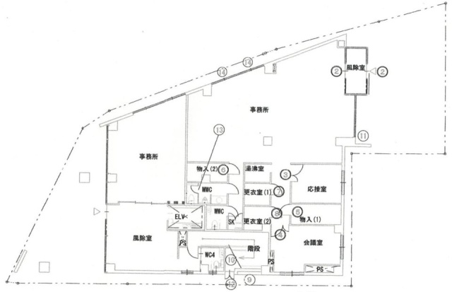 池上貸事務所1F 間取り図
