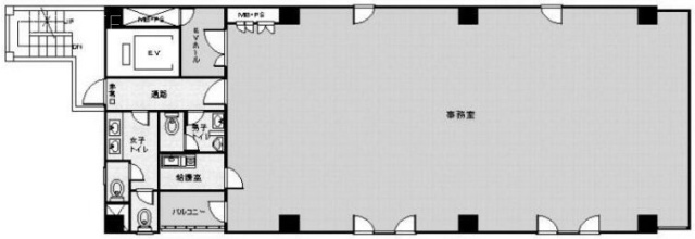 長嶋ビル5F 間取り図