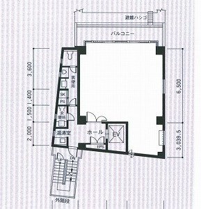 日本橋ノースプレイス7F 間取り図