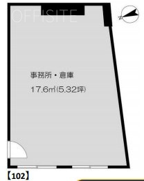 ハーモニー別館102 間取り図