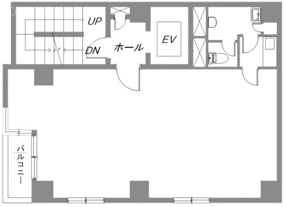 ストーク新宿井岡ビル6F 間取り図