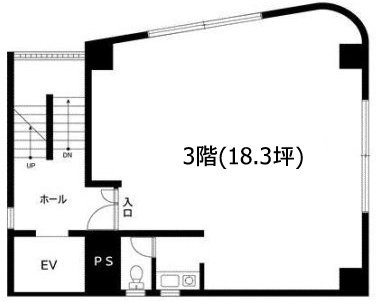 江口ビル3F 間取り図