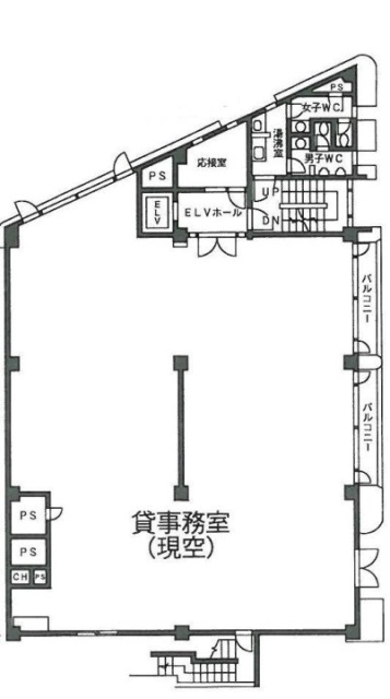 ハニービル青山3F 間取り図