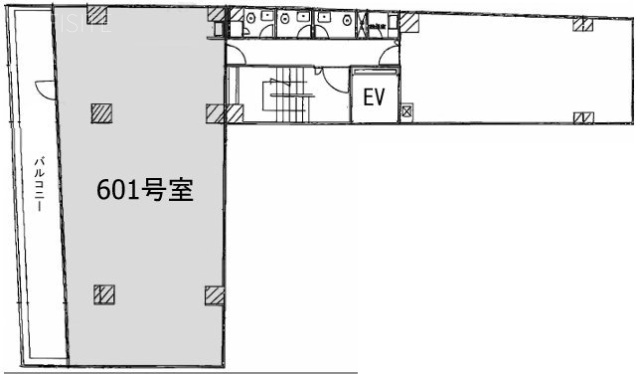 第五太陽ビル601 間取り図