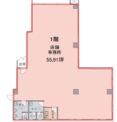 和光マンション1F 間取り図