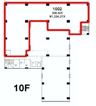 東上野共同ビル10F 間取り図