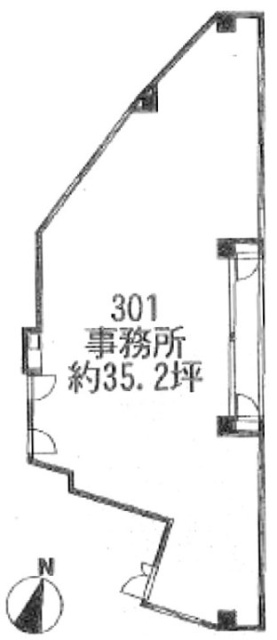 USビル301 間取り図