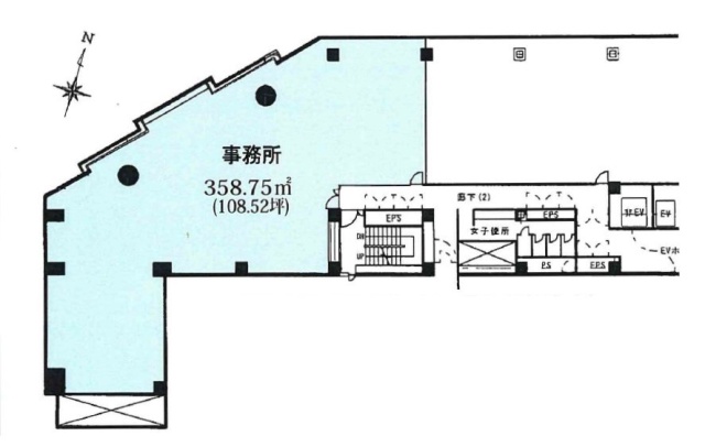 東京トラフィック錦糸町ビル7F 間取り図