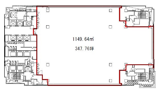 大成大手町ビル8F 間取り図