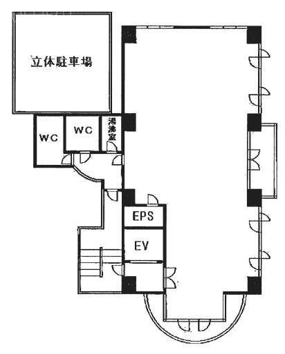 第三渡邊ビル9F 間取り図