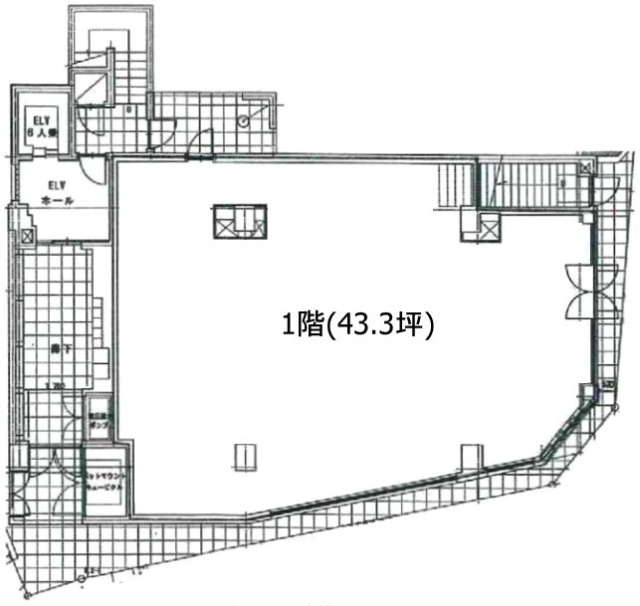 星野ビル1F 間取り図