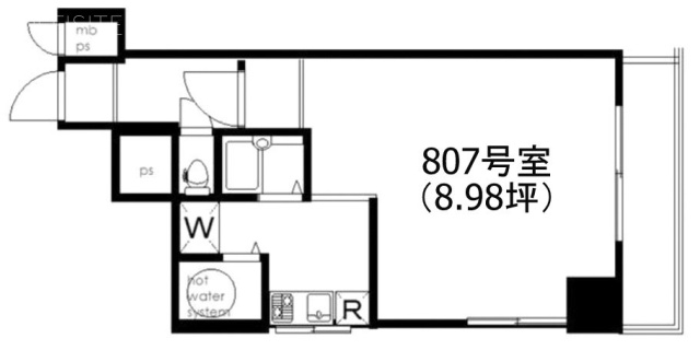 セントヒルズ代々木807 間取り図