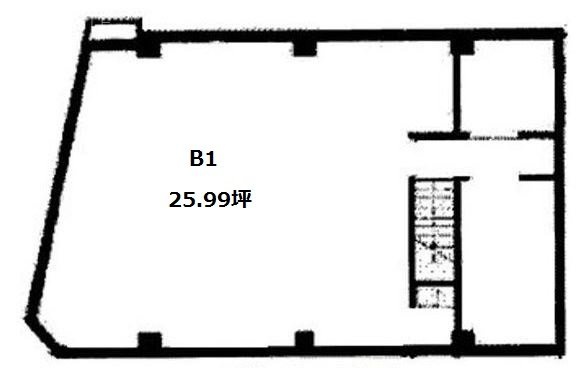 明舟アネックスビルB1F 間取り図