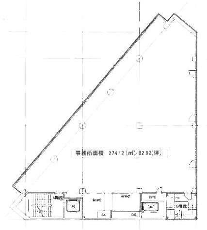 VORT乃木坂Ⅰ3F 間取り図
