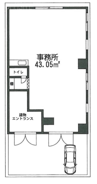 豊田ビル1F 間取り図