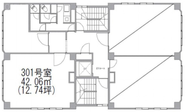 THE HARBOUR SHIBAURA301 間取り図