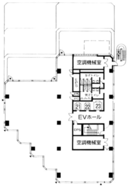 世田谷ビジネススクエアヒルズⅣ5F 間取り図