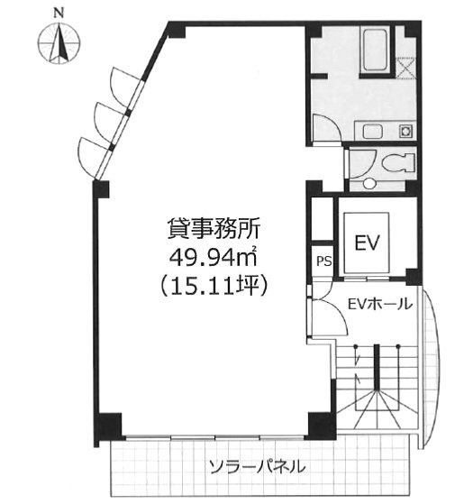 目白Yビル4F 間取り図