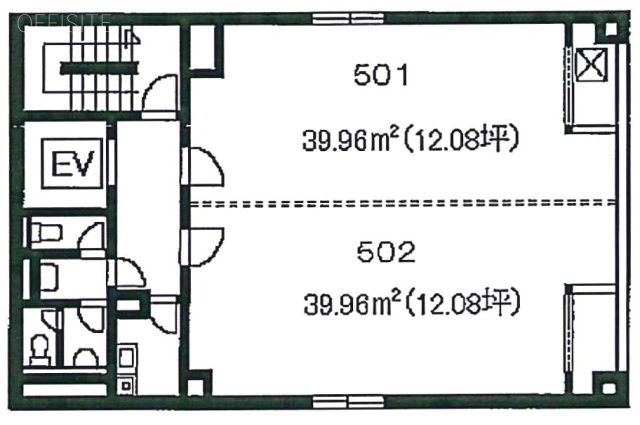 立川OSEビル502 間取り図