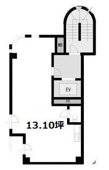 弥助ビル別館6F 間取り図