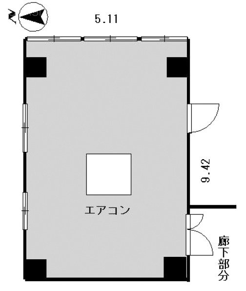 花川戸ビル405 間取り図