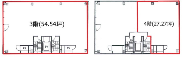 GATO秋葉原ビル3F～4F 間取り図