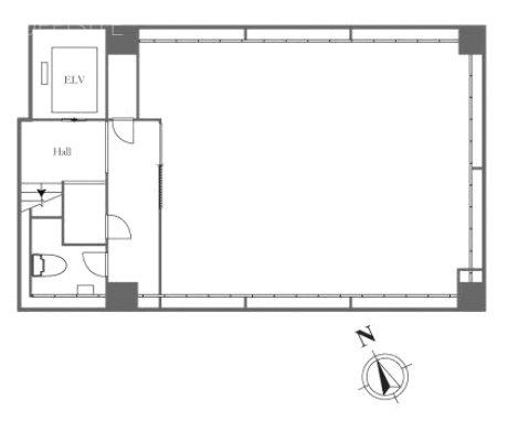 八重洲井坂ビルB1F 間取り図