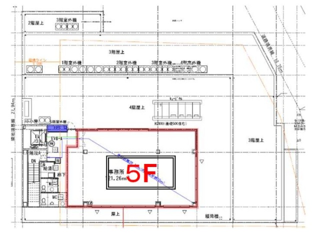 町田トーセイビル5F 間取り図