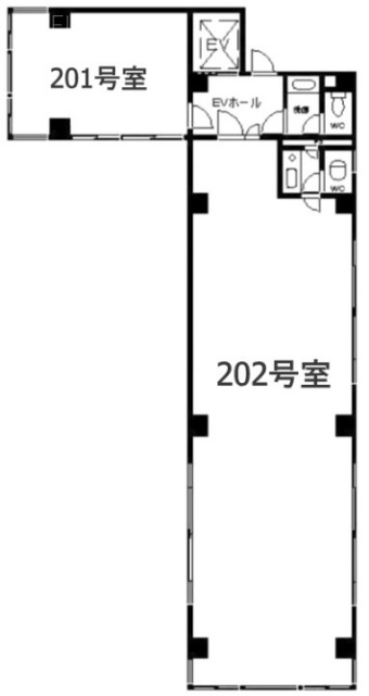 サニーヒルニッポリビル202 間取り図