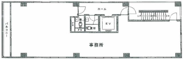 京橋YAHATAビル4F 間取り図