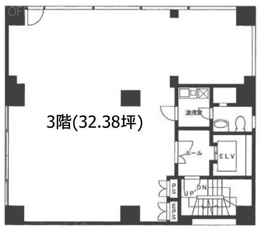 共栄入谷ビル3F 間取り図