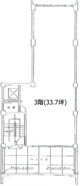 浅草橋ユニビル3F 間取り図