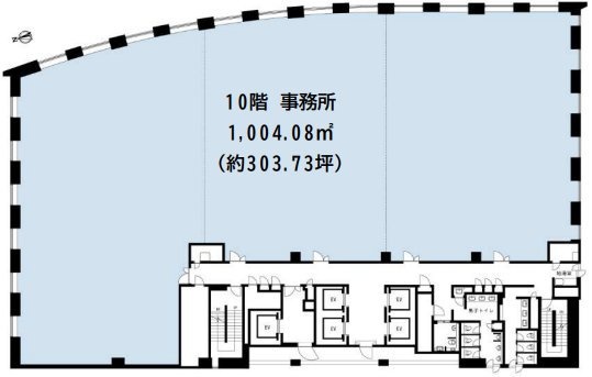 KDX浜松町プレイス10F 間取り図