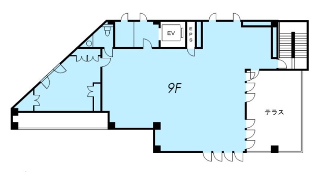 青山MSビル9F 間取り図