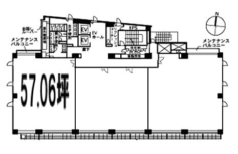 第6安田5F 間取り図