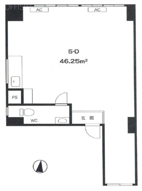 二葉ビルD 間取り図