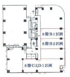 メットライフ新横浜ビルB-2 間取り図