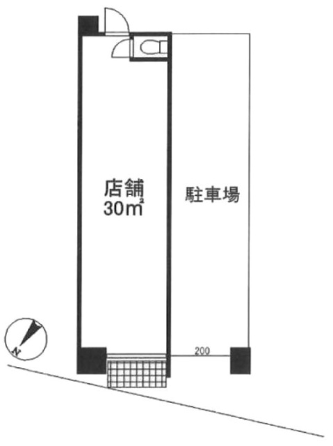 代々木伊藤ローヤルコーポF 間取り図
