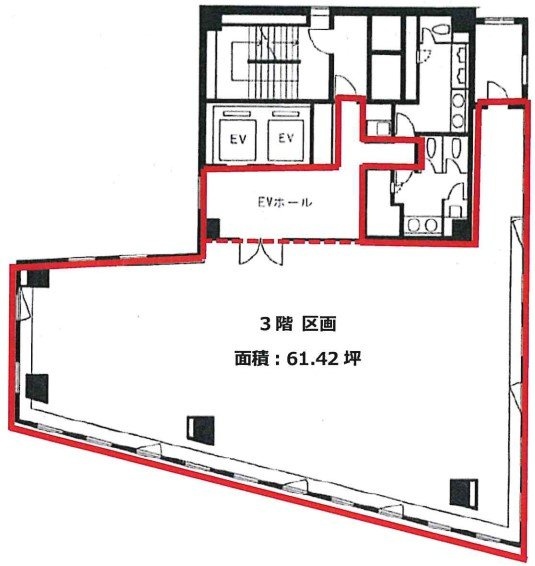 マニュライフプレイス九段南3F 間取り図