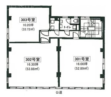 芳町ビル302 間取り図