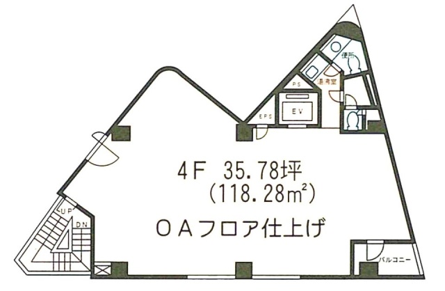 赤坂永楽ビル4F 間取り図