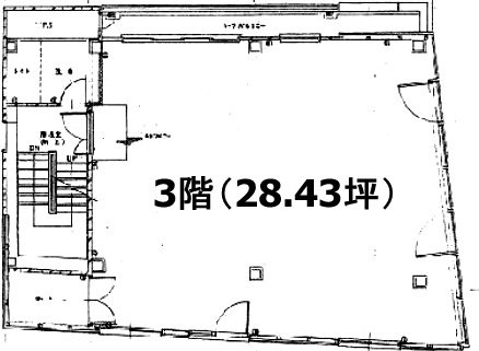 eisuビル市ヶ谷3F 間取り図