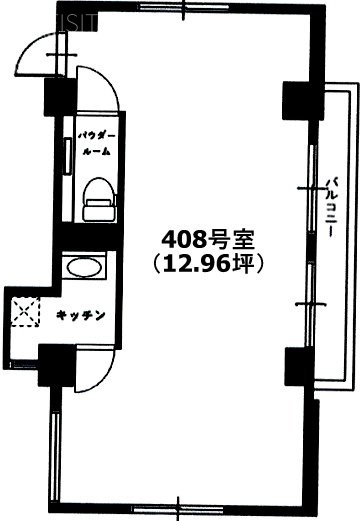 316青山408 間取り図